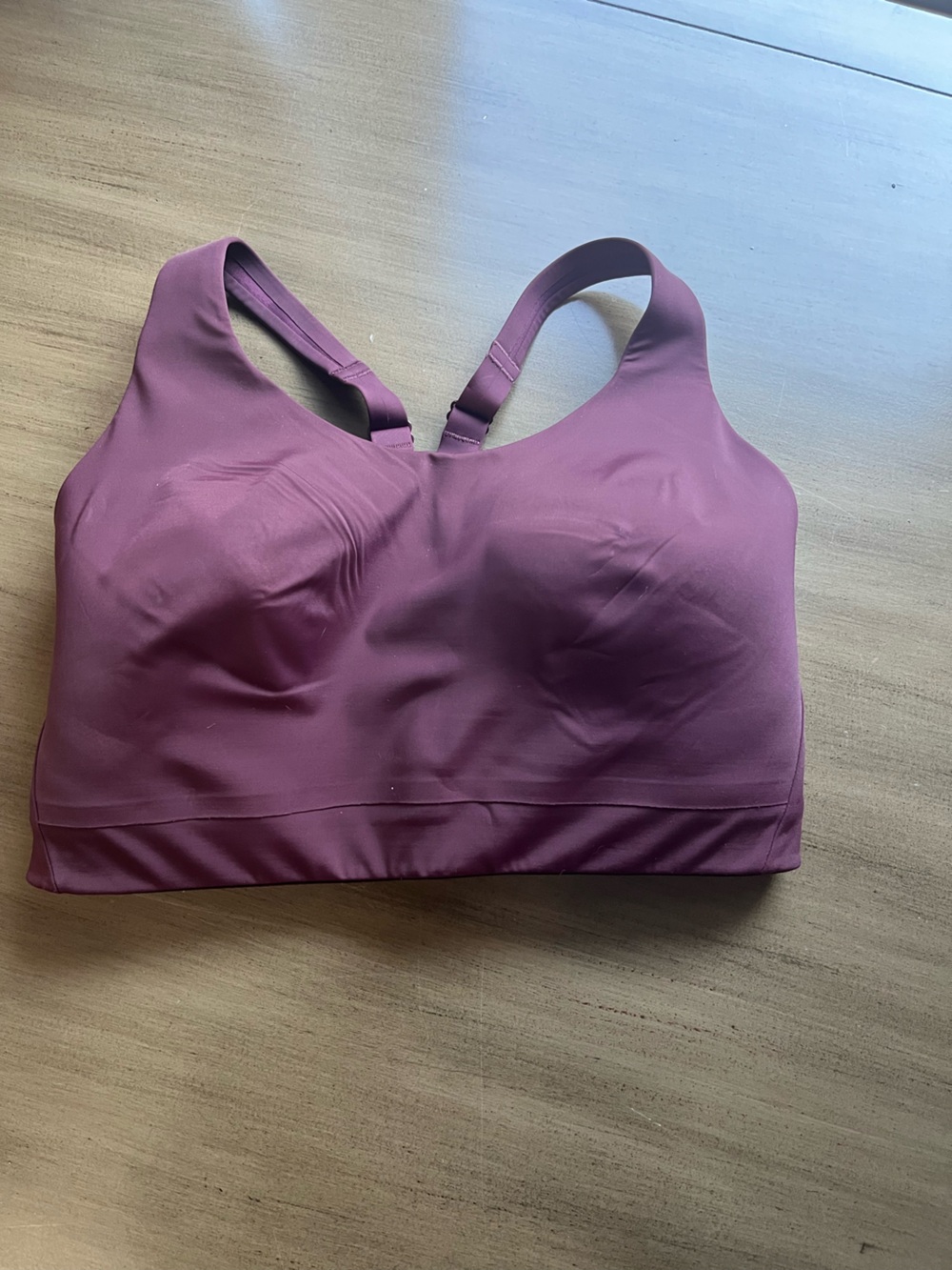 Purple Athleta High Impact Sports Bra - 34DD